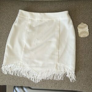 BRAND NEW WITH TAGS - cowgirl fringe skirt